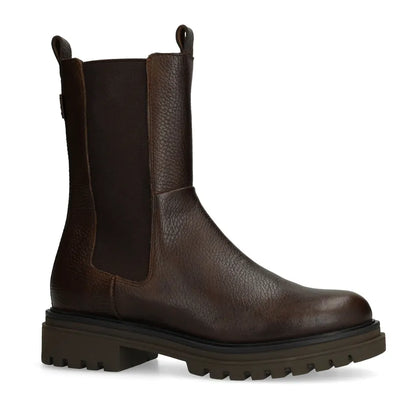 Dames Chelsea Boots | Donkerbruin | Veterloos | Grove Zool