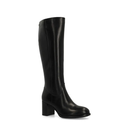 Dames Hoge Laarzen Zwart | Blokhak | Comfortabel