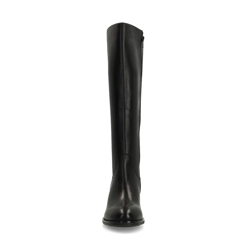 Dames Hoge Laarzen Zwart | Blokhak | Comfortabel