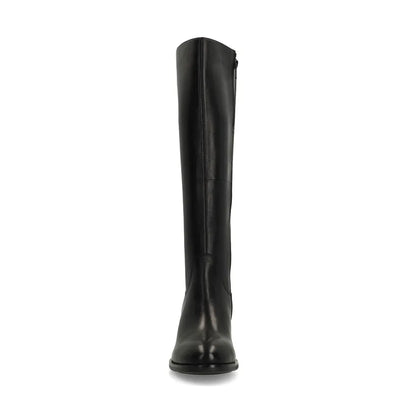 Dames Hoge Laarzen Zwart | Blokhak | Comfortabel