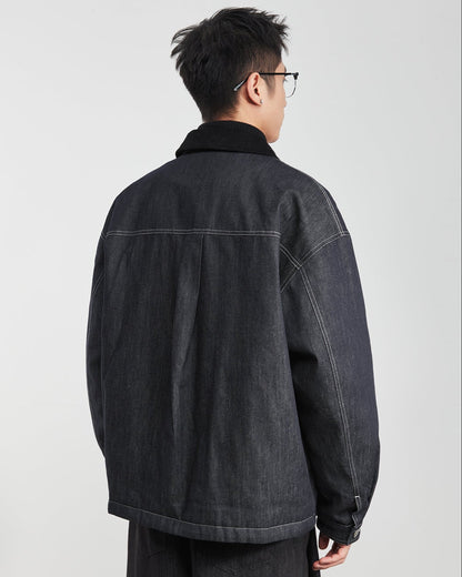 Heren Denim Jas | Comfortabel & Tijdloos Design
