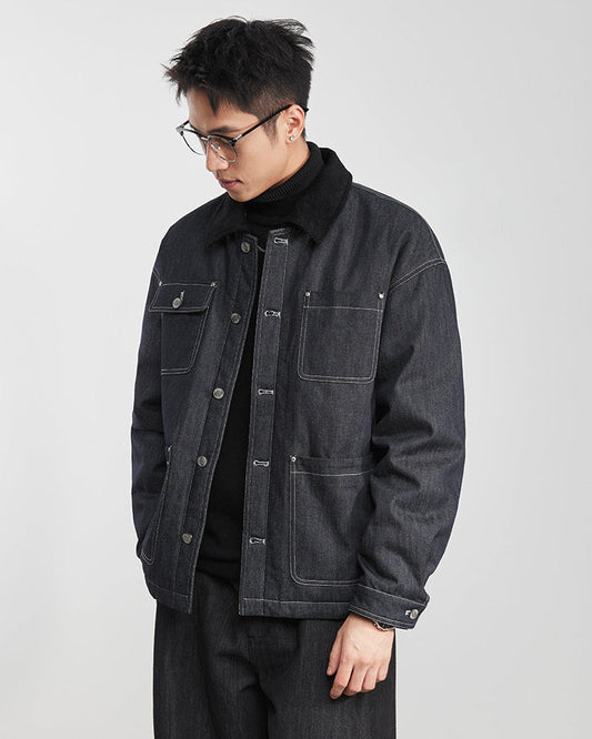 Heren Denim Jas | Comfortabel & Tijdloos Design
