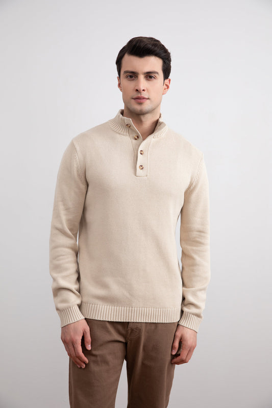 Beige Winterknit Sweater