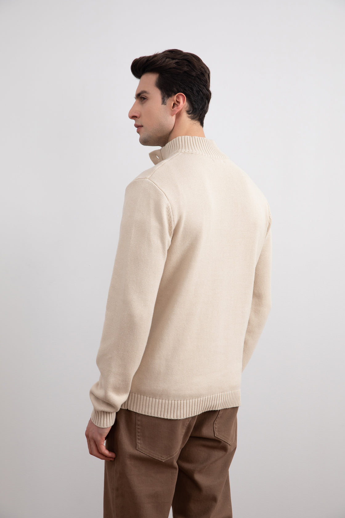 Beige Winterknit Sweater