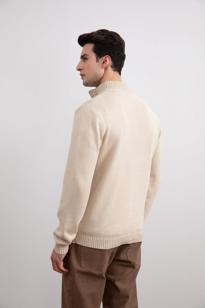 Beige Winterknit Sweater