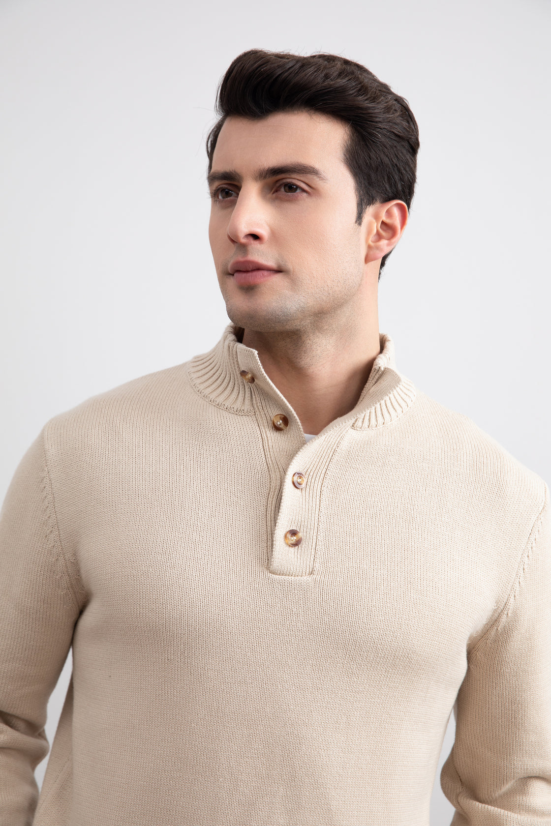 Beige Winterknit Sweater