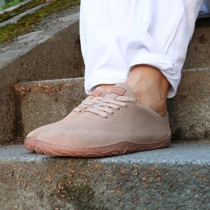 Barefoot Yogaschoenen | Flexibele Zool | Beige