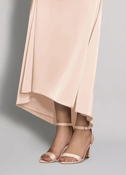 Dames Sandaal Blush Roze | Blokhak | Enkelbandje | Suède