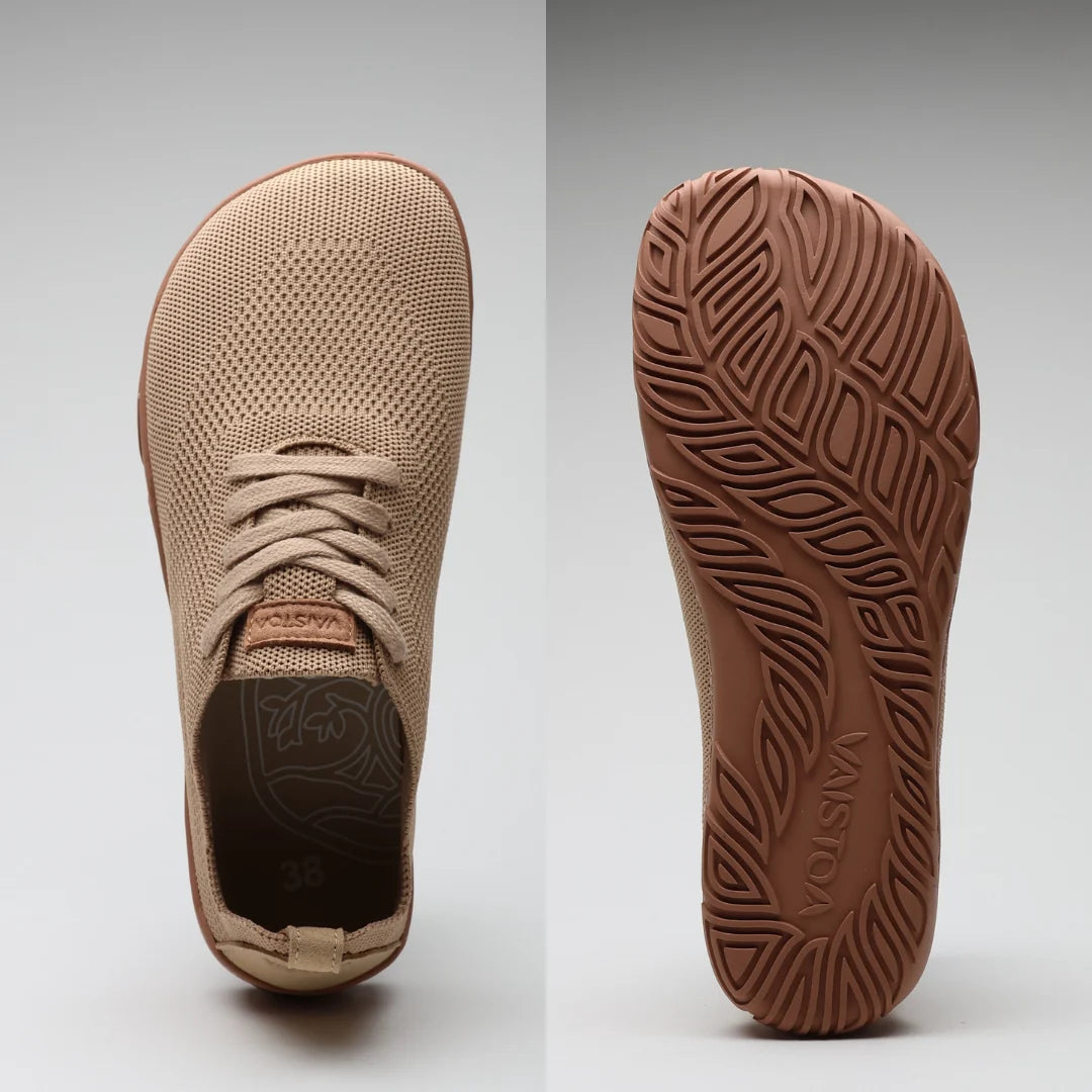 Barefoot Yogaschoenen | Flexibele Zool | Beige