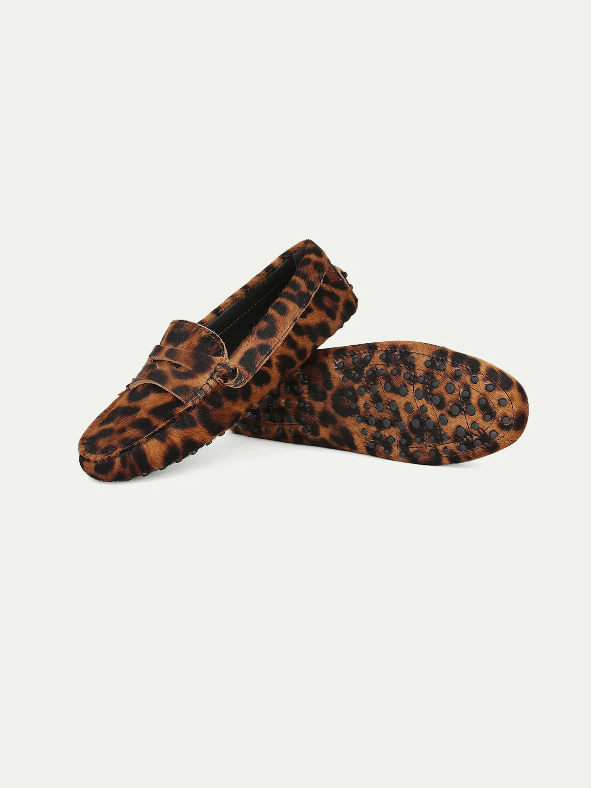 Dames Loafers | Luipaard Print | Luxe Slip-On Schoenen