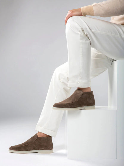 Ash Grey Suède Loafers Heren | City Loafer  | Comfortabele Instappers