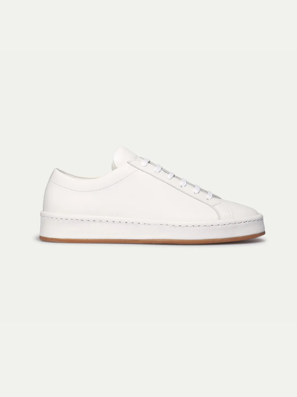 Dames Sneakers | Wit Nappa Leer | Comfortabele Lage Sneakers
