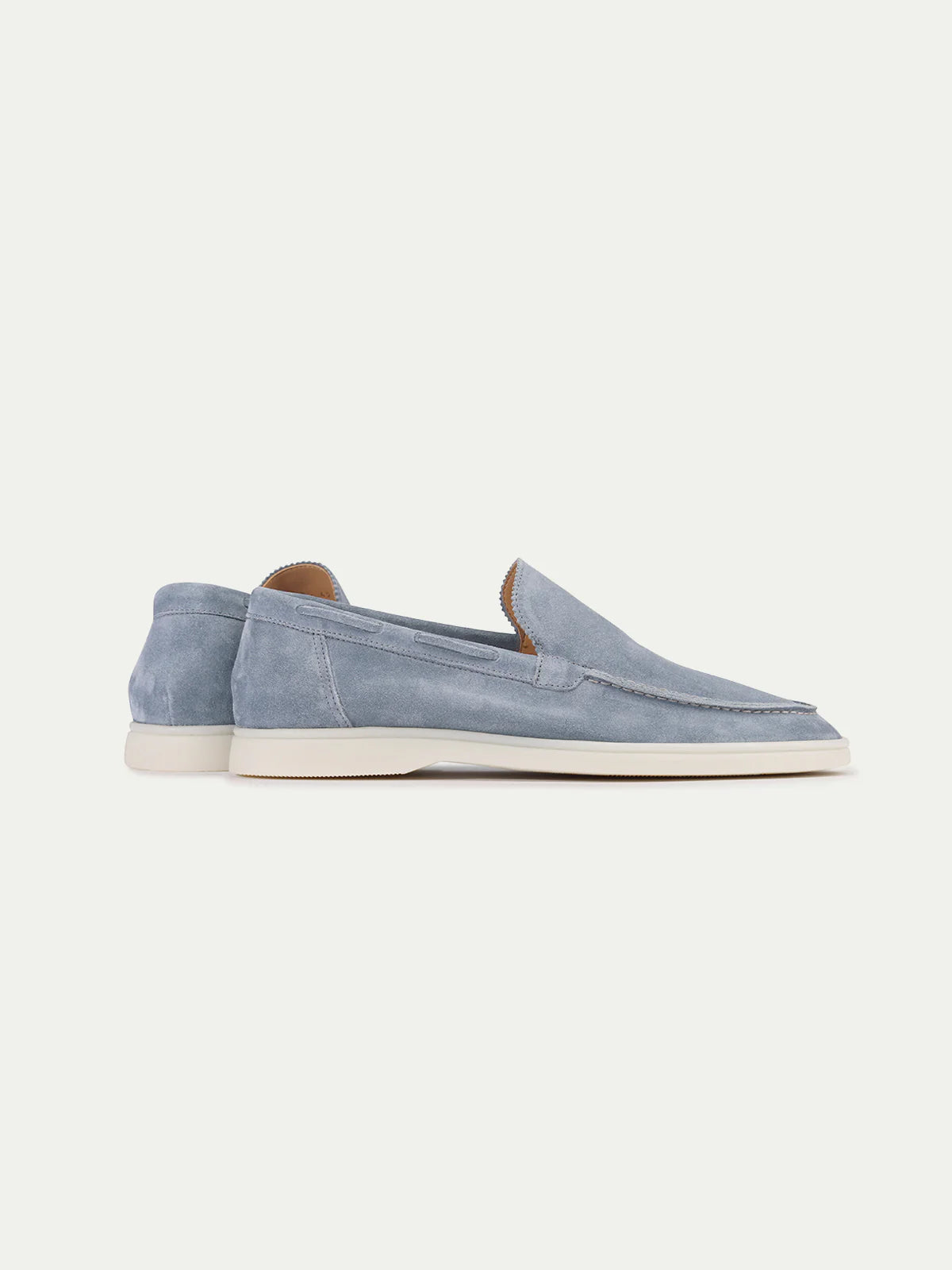 Lichtblauwe Suède Loafers Heren | Yacht Light Blue | Instappers Zomerschoenen