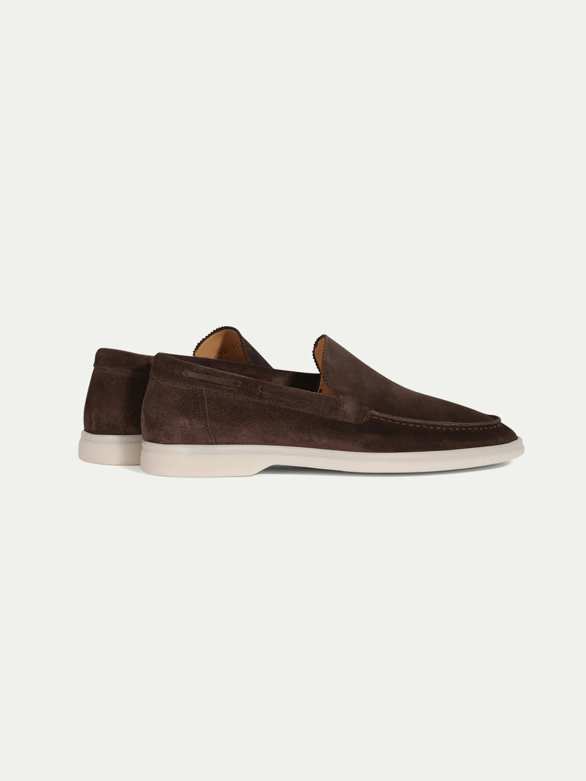 Dames Loafers | Warmgrijs Suède | Luxe Zomerschoenen
