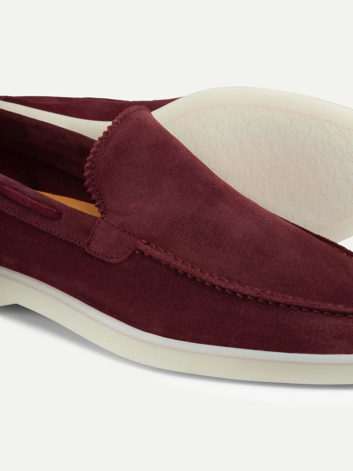 Dames Loafers | Suède Plum | Luxe Slip-On Schoenen
