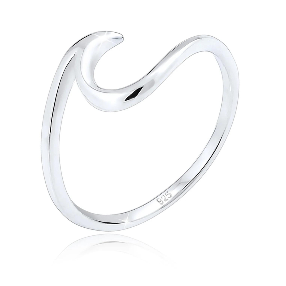 BlauwVerbeelding | Ring | Elegant Golfvormig Design