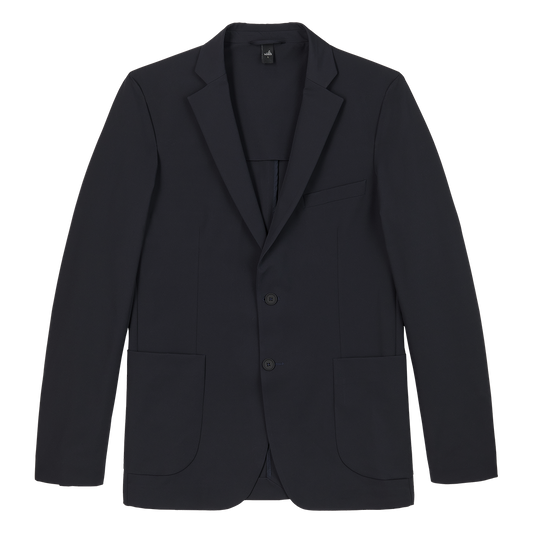 Heren Blazer | Katoen | Donkerblauw