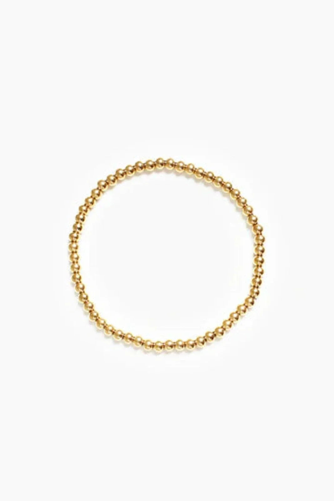 CrownLuxe armband – elegant gouden kralenontwerp met een koninklijke charme. Een verfijnd accessoire dat perfect is voor elke gelegenheid en een vleugje luxe toevoegt aan uw look