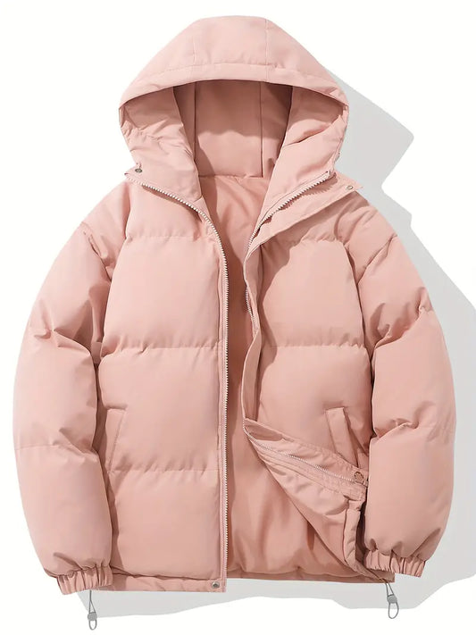 Dames Winterjas Roze | Gewatteerd | Capuchon | Warm & Comfortabel