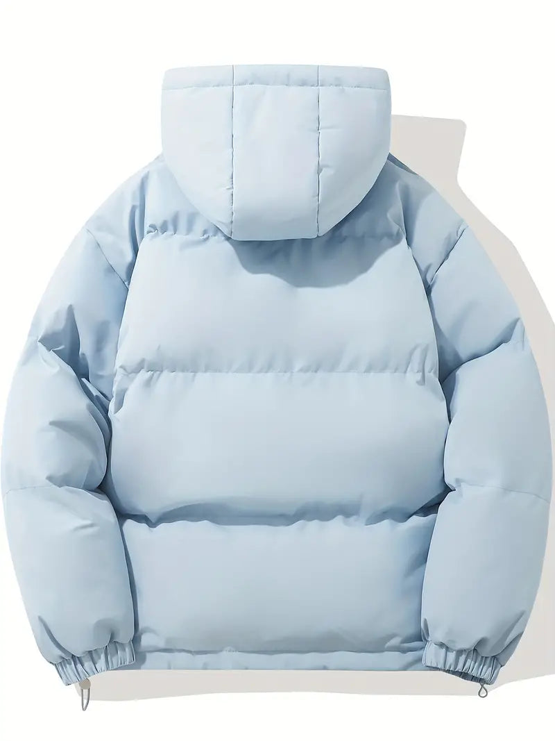Dames Winterjas Lichtblauw | Gewatteerd | Capuchon | Warm & Comfortabel