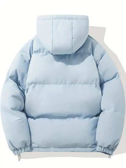 Dames Winterjas Lichtblauw | Gewatteerd | Capuchon | Warm & Comfortabel