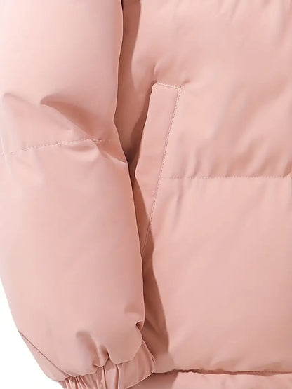 Dames Winterjas Roze | Gewatteerd | Capuchon | Warm & Comfortabel