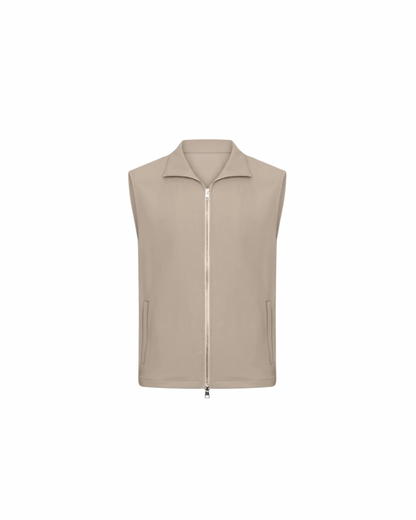 Heren Gilet | Gilet met Rits & Comfortabele Pasvorm | Casual Stijl