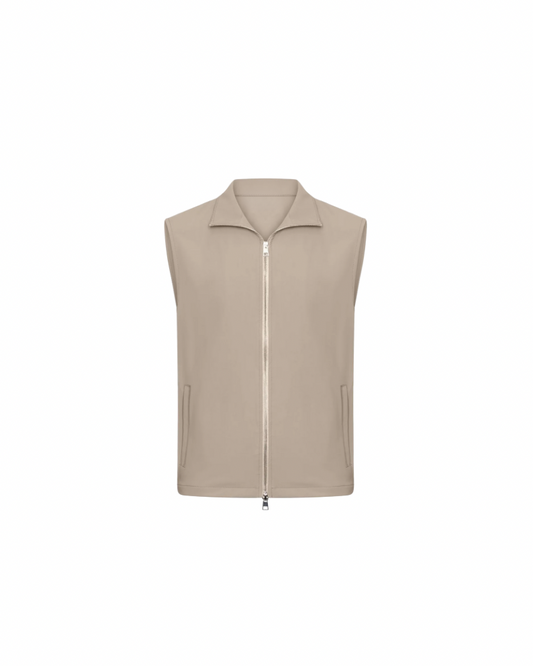 Heren Gilet | Gilet met Rits & Comfortabele Pasvorm | Casual Stijl