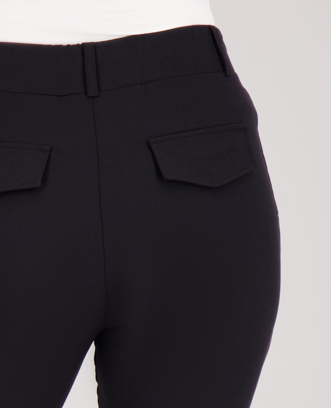 Dames Travel Broek | Flared Pasvorm | Zwart | Comfortabel
