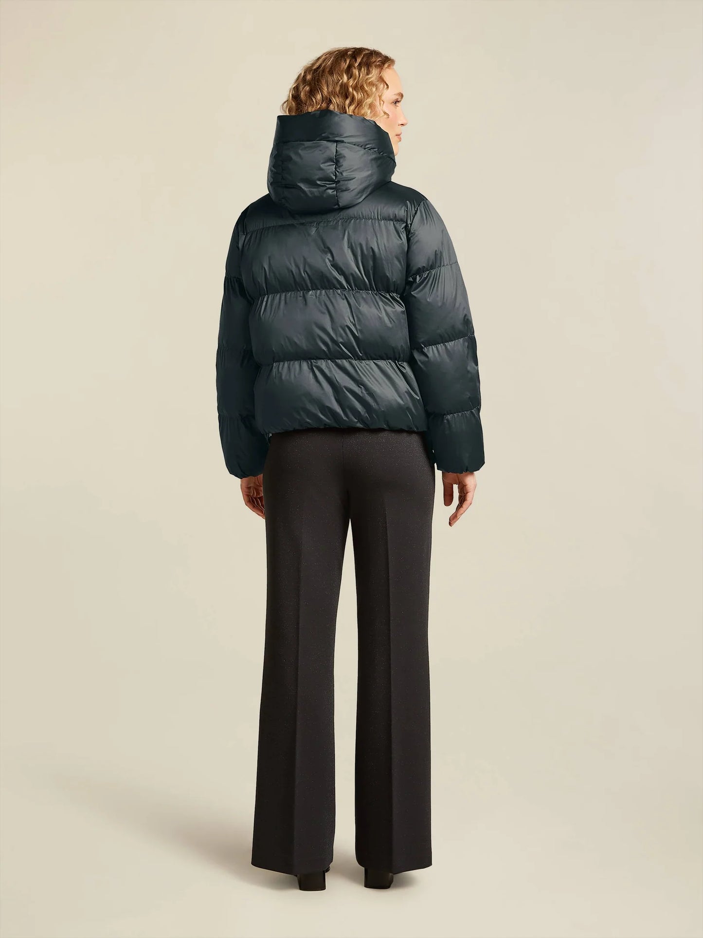 Dames Pufferjas Zwart | Gewatteerd | Capuchon | Rits