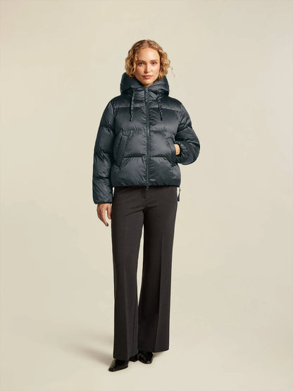 Dames Pufferjas Zwart | Gewatteerd | Capuchon | Rits