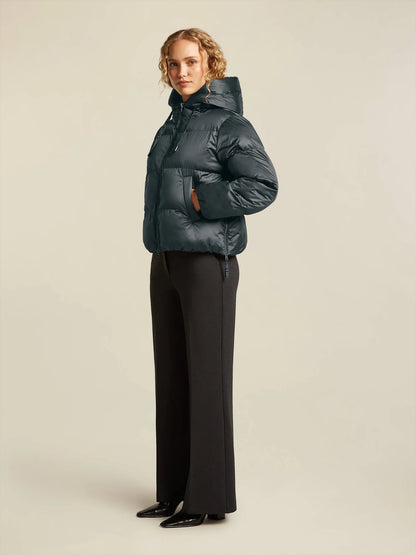 Dames Pufferjas Zwart | Gewatteerd | Capuchon | Rits
