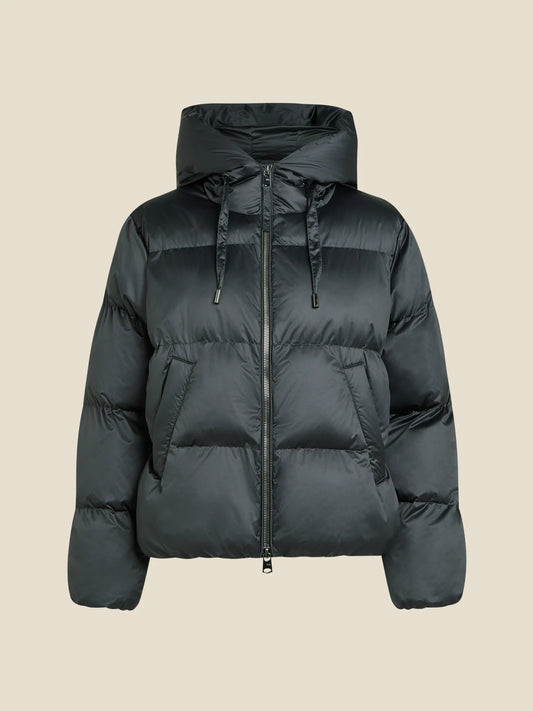 Dames Pufferjas Zwart | Gewatteerd | Capuchon | Rits