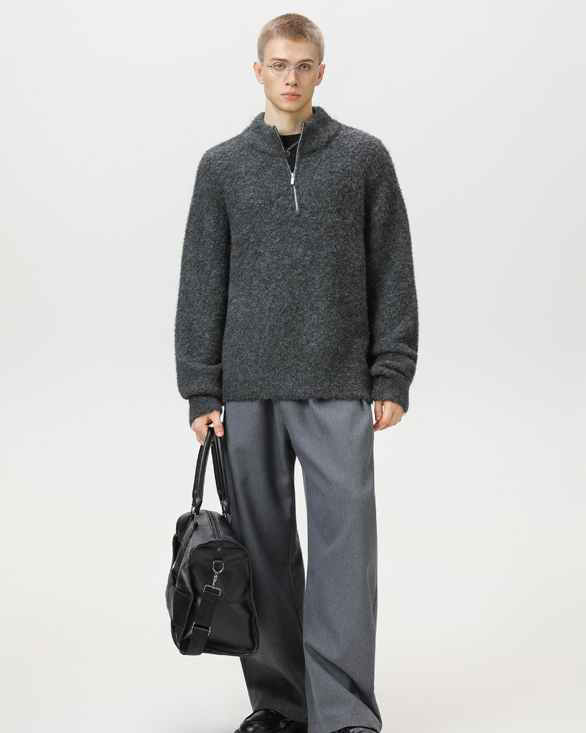 Heren Sweater | Geborsteld