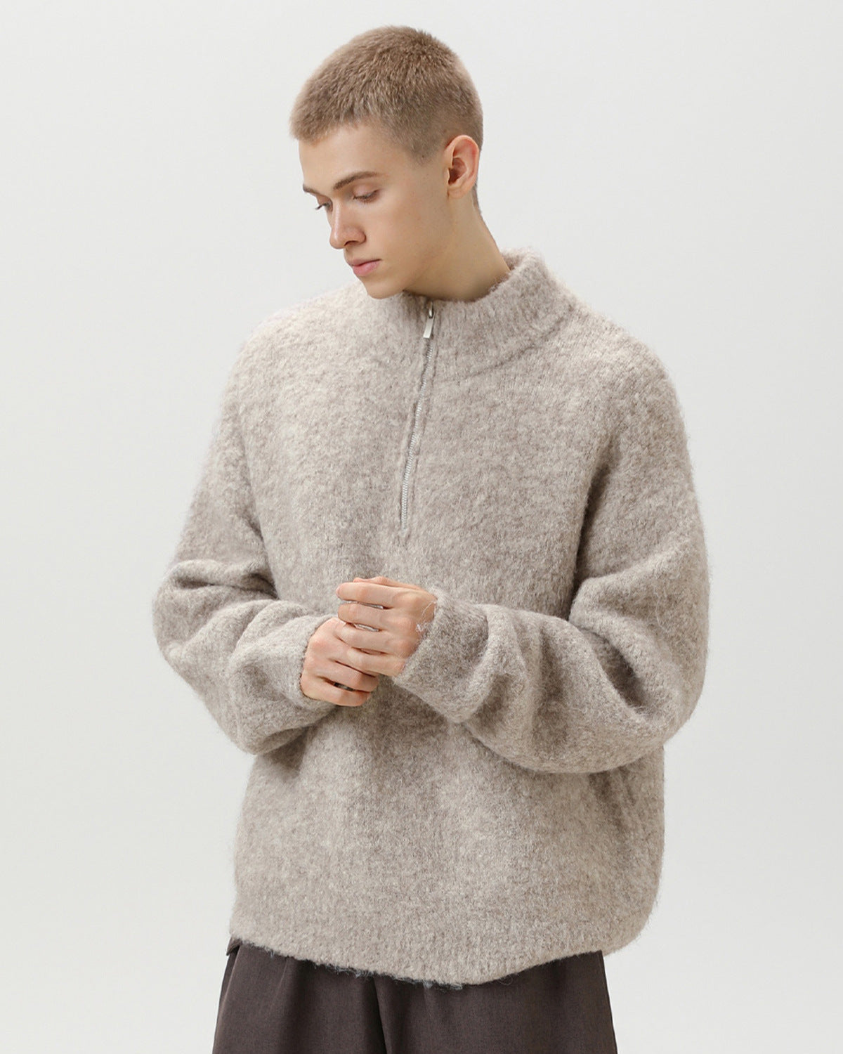 Heren Sweater | Geborsteld