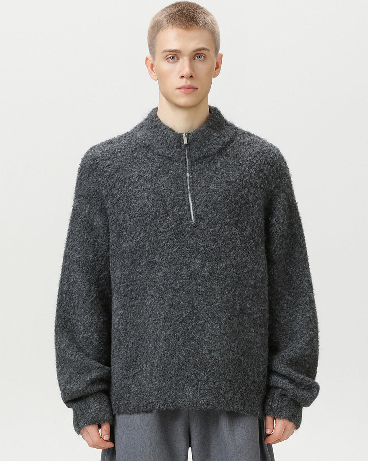 Heren Sweater | Geborsteld