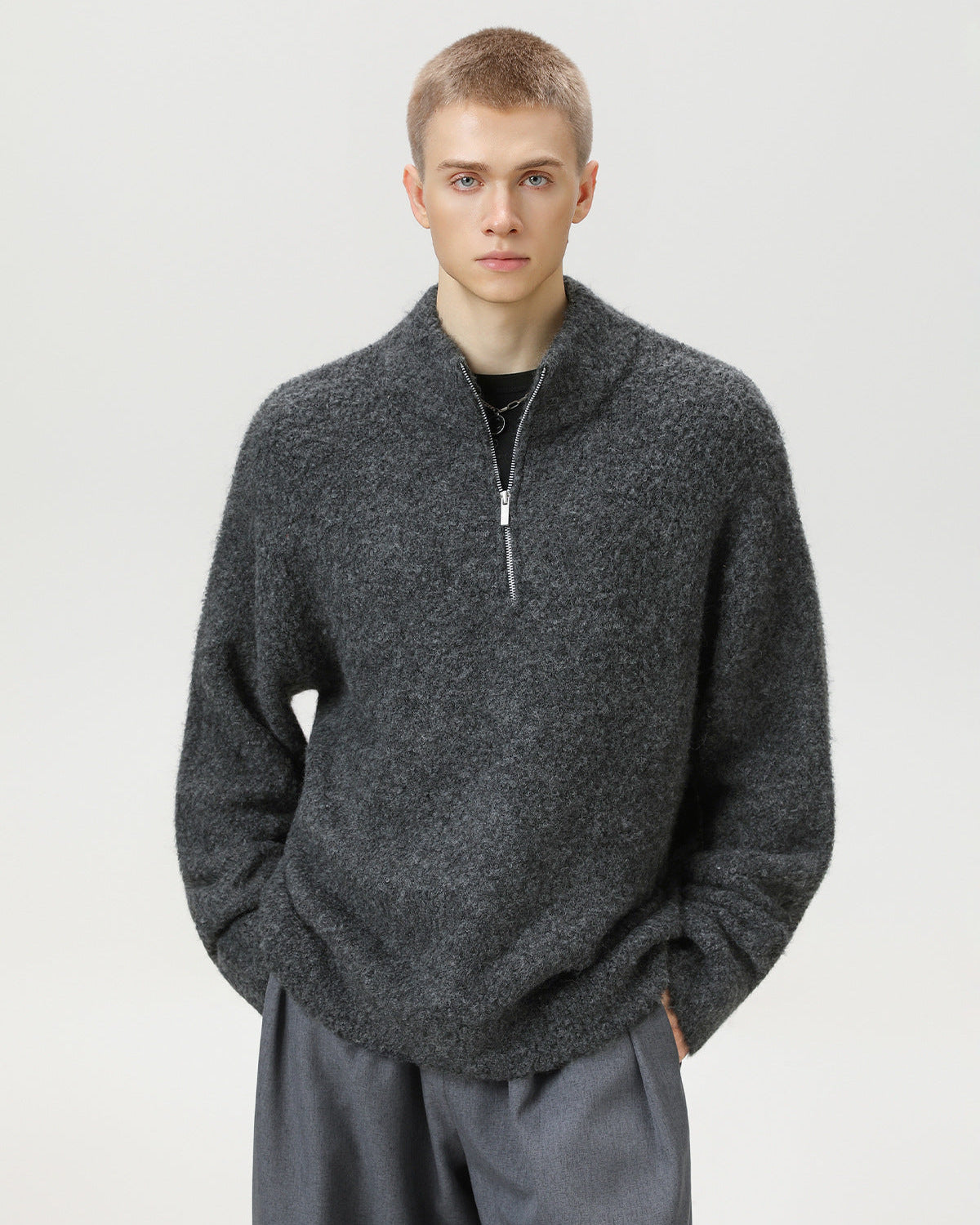 Heren Sweater | Geborsteld