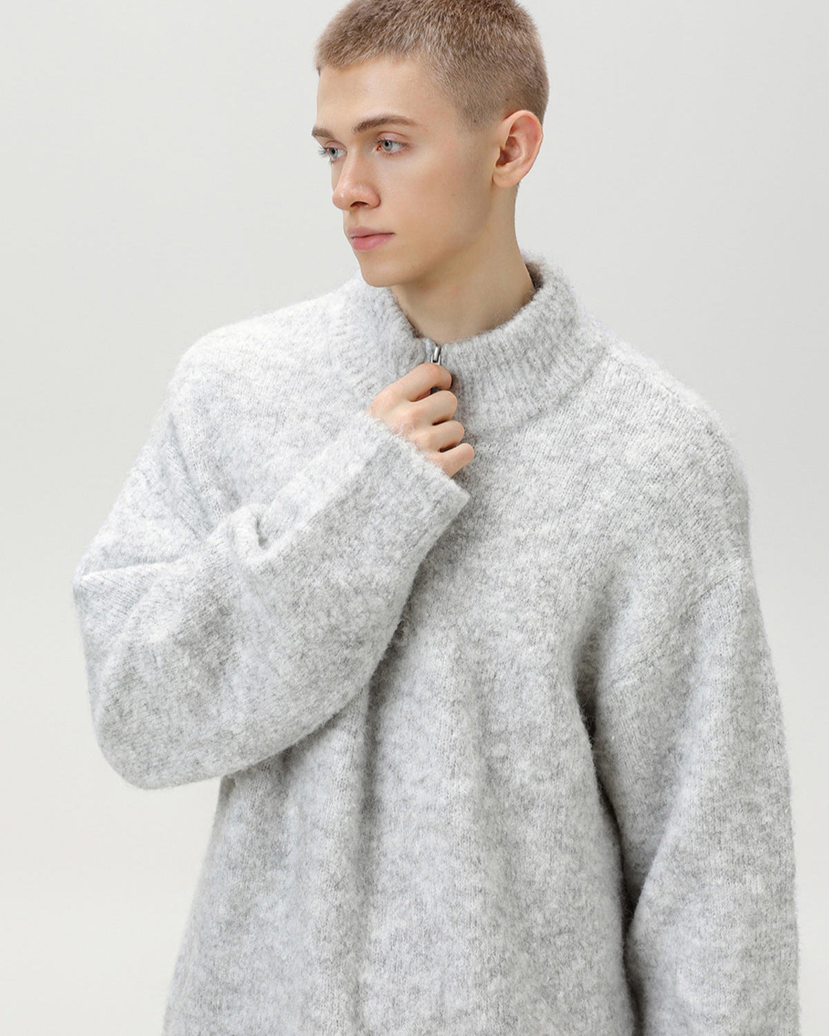 Heren Sweater | Geborsteld