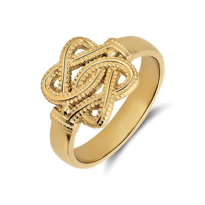 Sylvia | Vrouwen gouden slangen ring