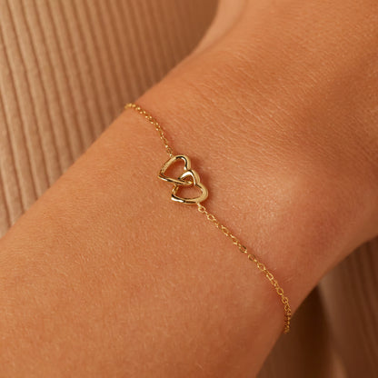 Lydia | Vrouwen gouden harten ring