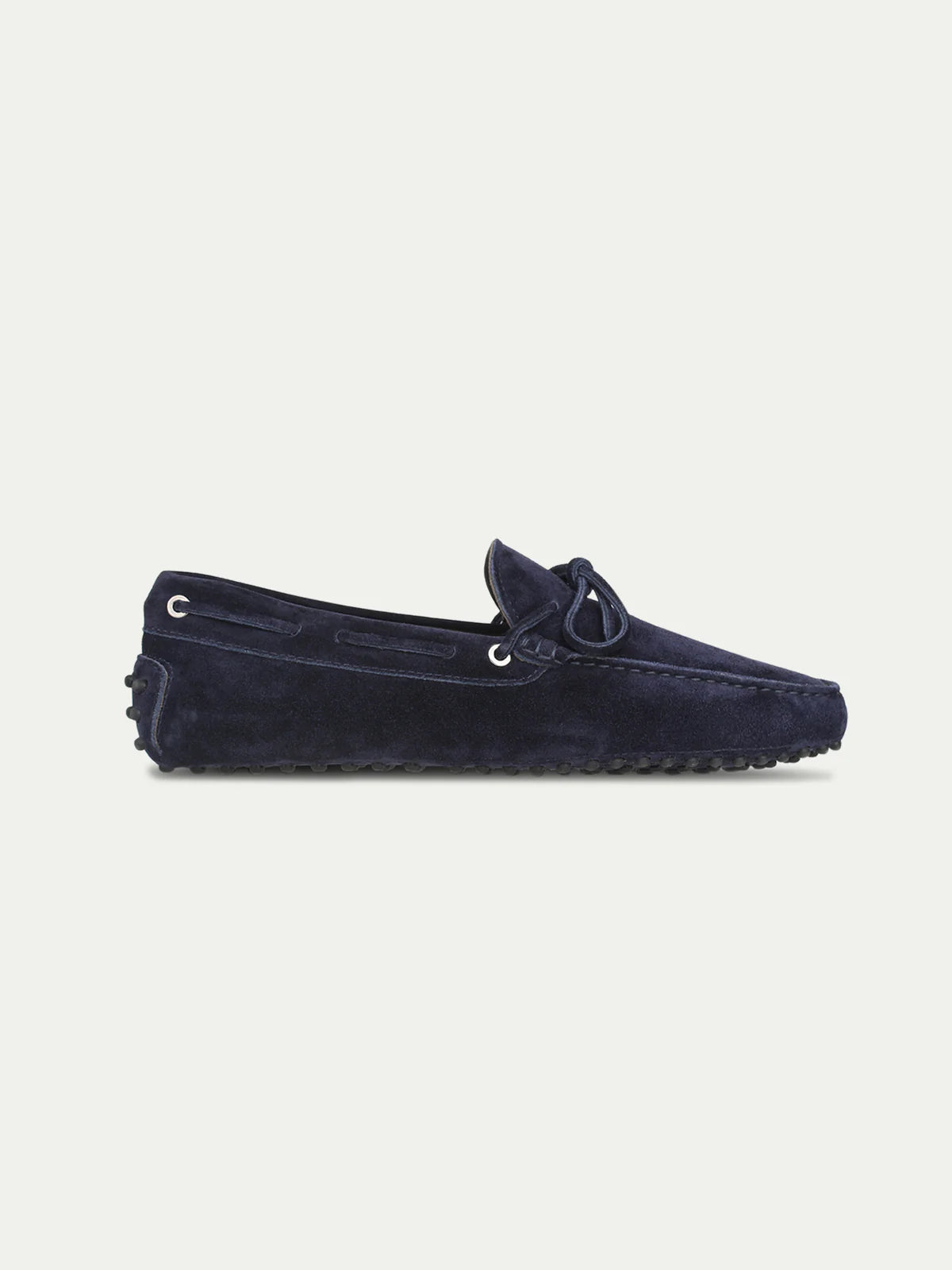 Driving Loafers Heren Donkerblauw Suède | Klassieke Instappers met Noppenzool