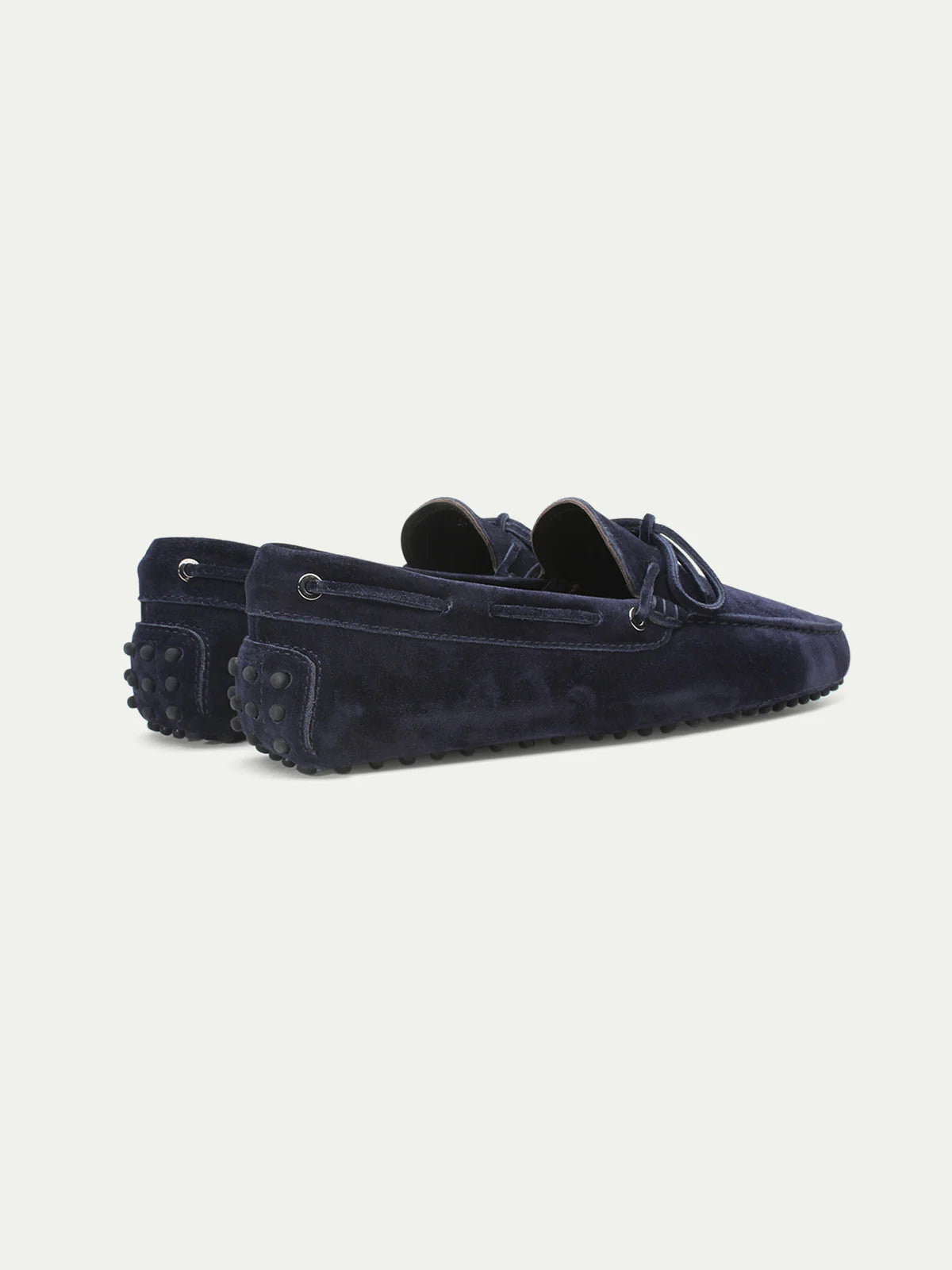 Driving Loafers Heren Donkerblauw Suède | Klassieke Instappers met Noppenzool