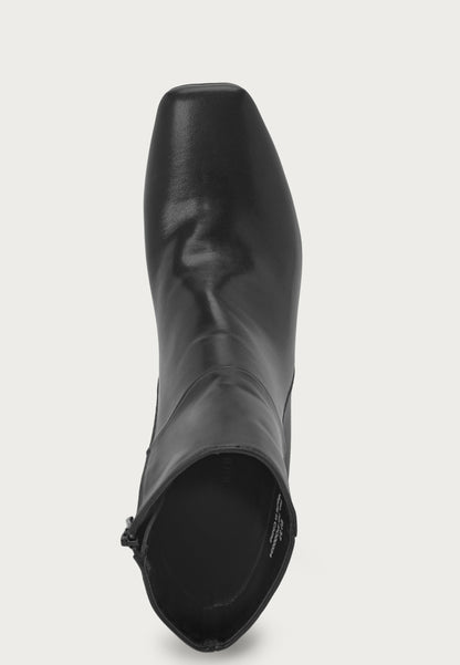 Dames leren Enkellaarsjes | Zwart | Elegant Design Met Rits