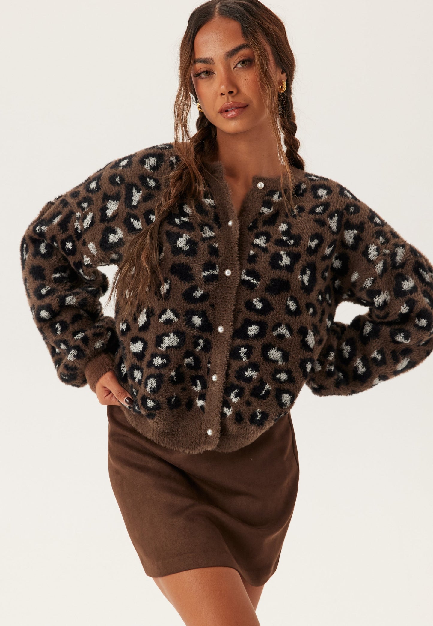Dames Cardigan | Gebreid | Perzik