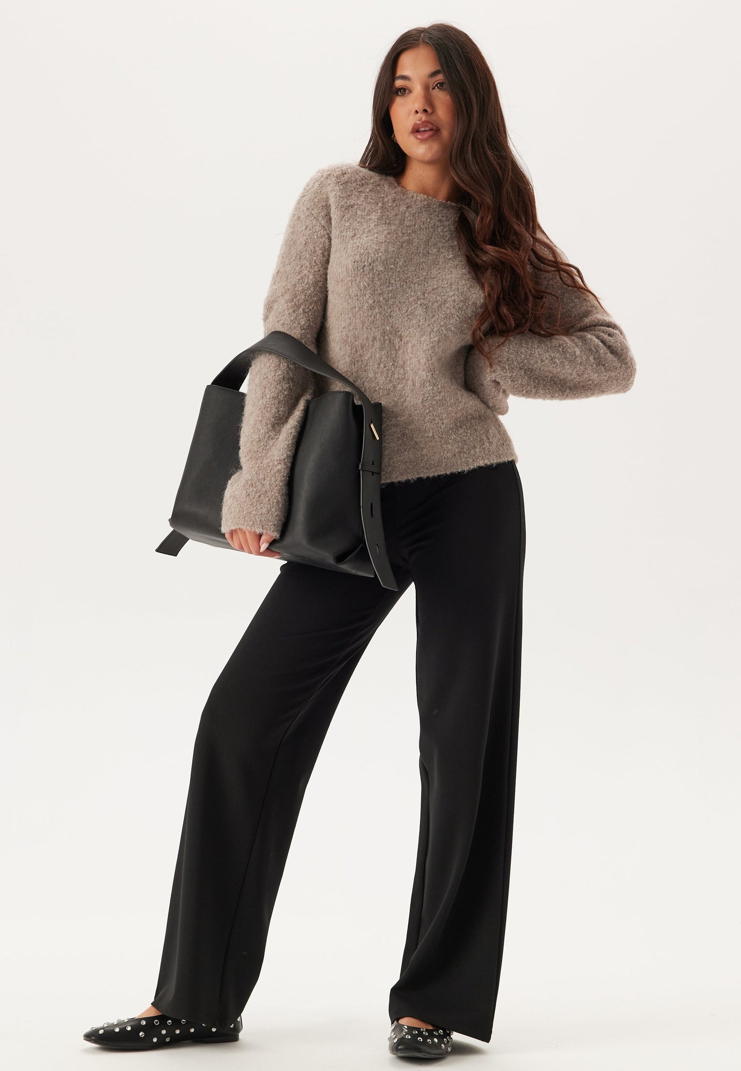 Dames Sweater | Gebreid | Bouclé