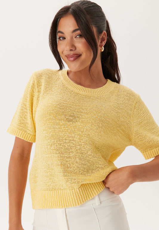 Dames Sweater | Gebreid | Korte Mouw