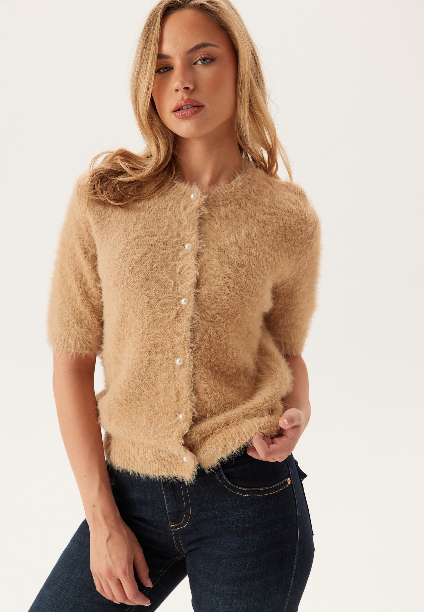Dames Cardigan | Gebreid | Fluffy