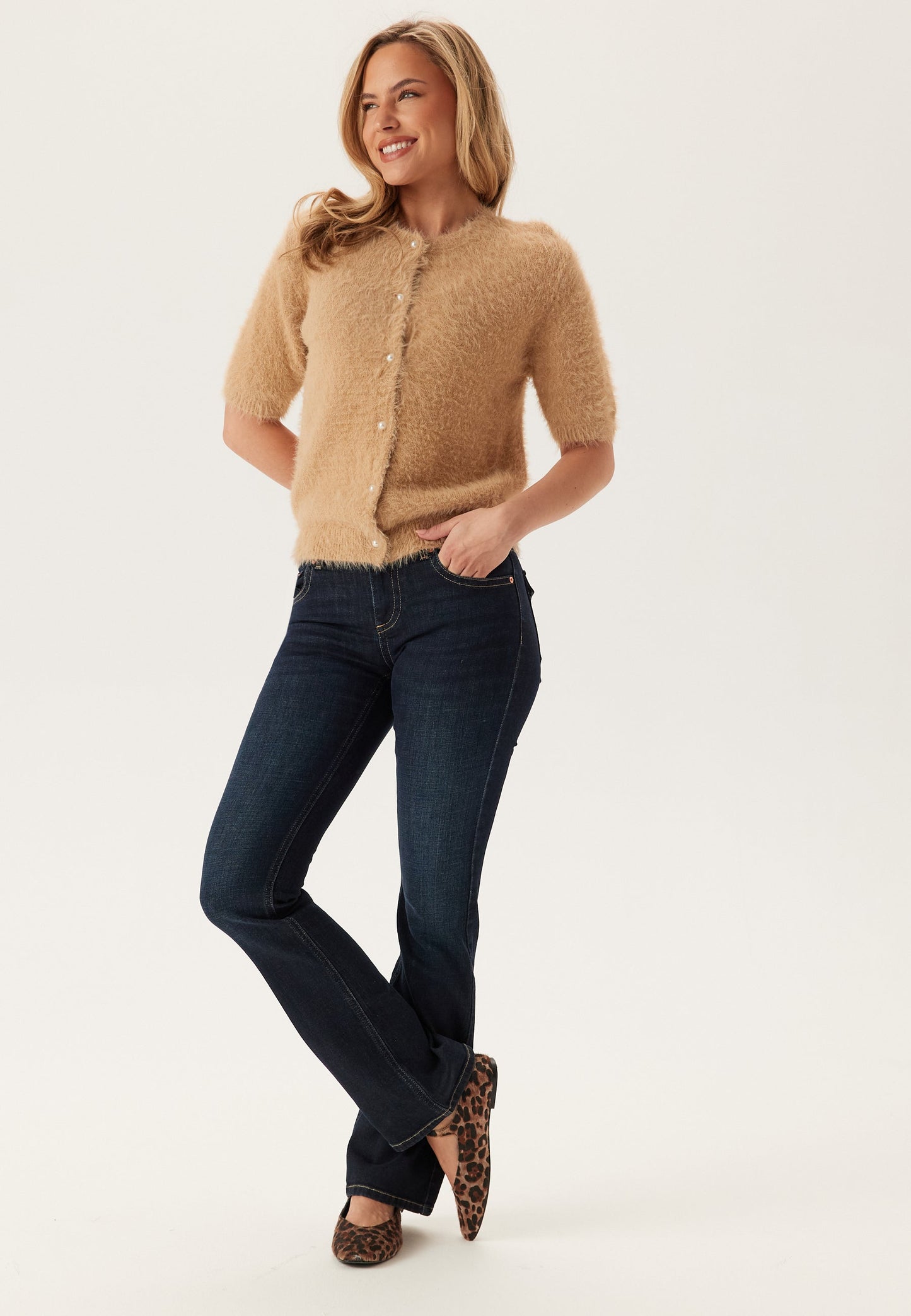 Dames Cardigan | Gebreid | Fluffy