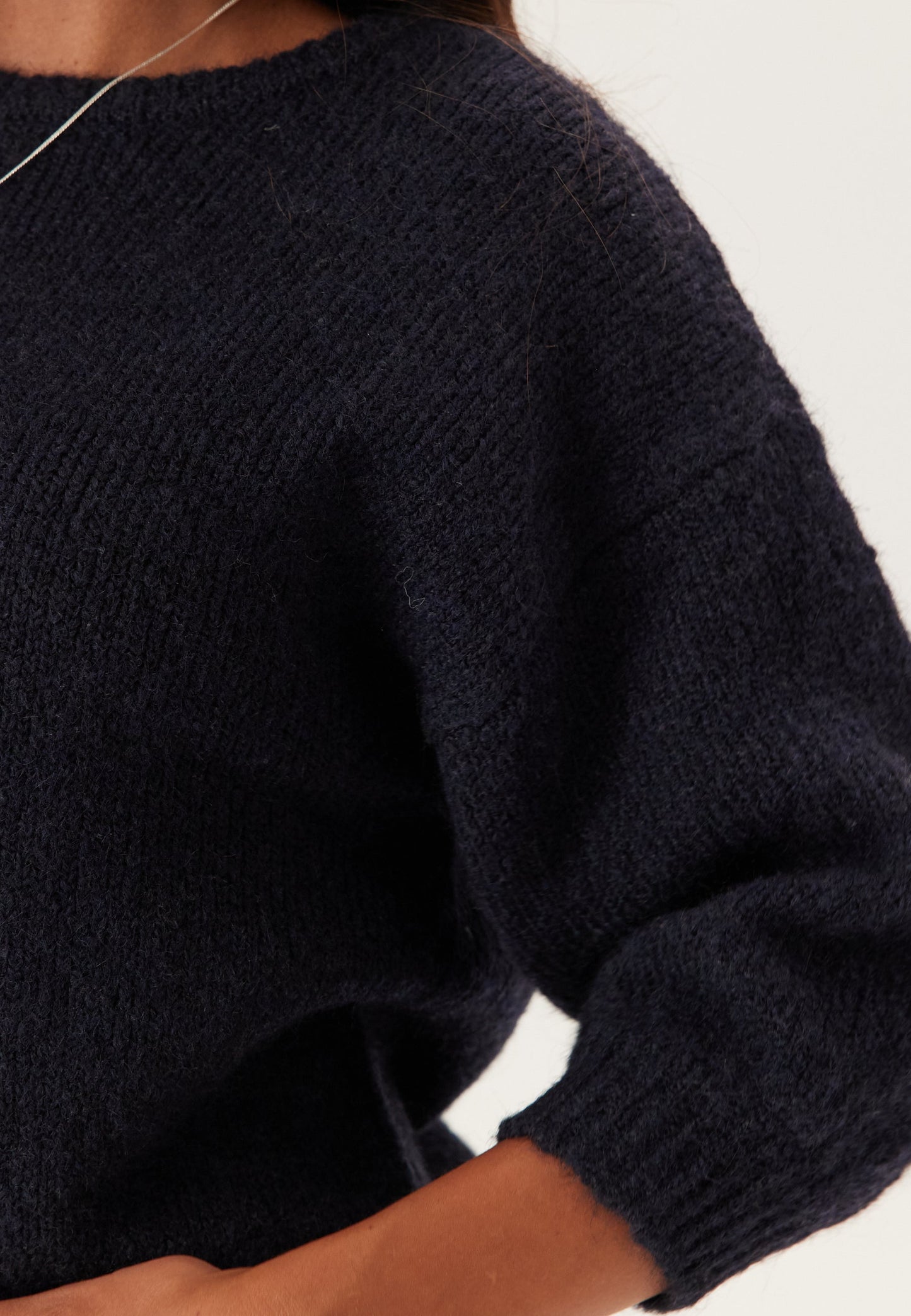 Dames Gebreide Sweater | Katoen | Kortemouw