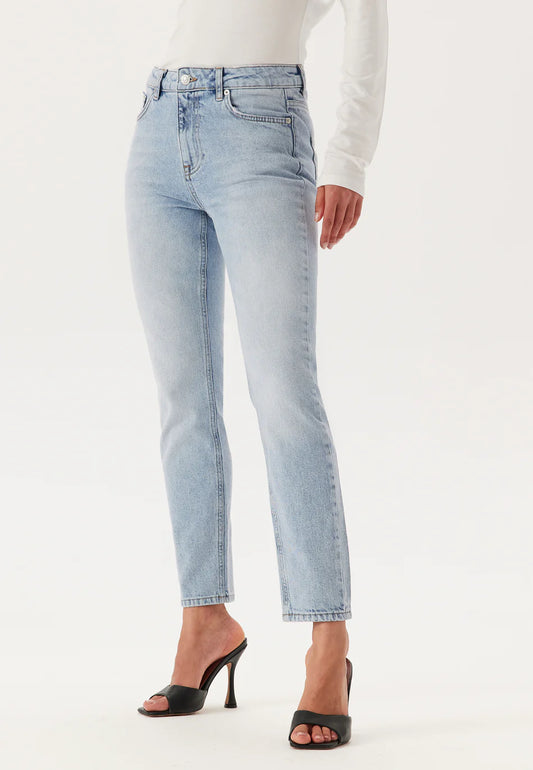 Dames Slim Fit Jeans | Hoge Taille | Lichtblauw